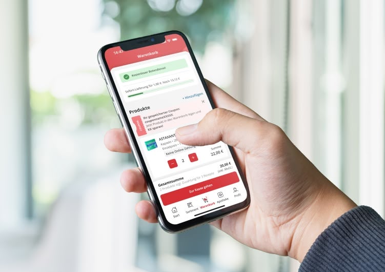 Individual couponing screen